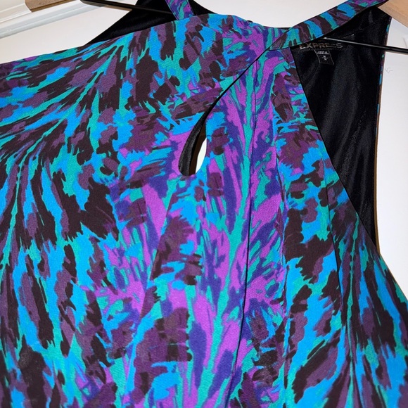 Women’s size M - Express Multicolor Abstract Dress cocktail dress - Picture 1 of 3